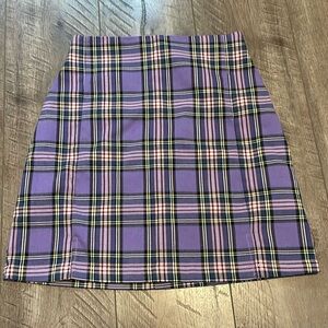 John Galt Plaid Skirt